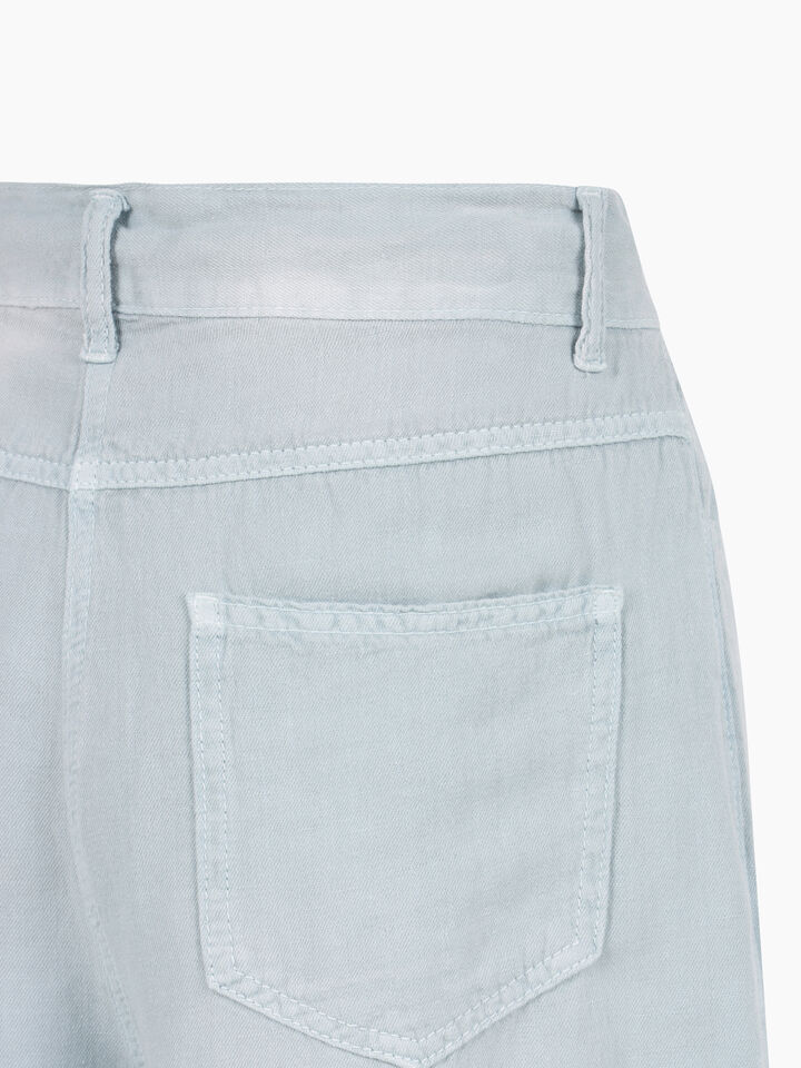 TROUSERS - Palazzo - Light Blue | Sisley K image number 4